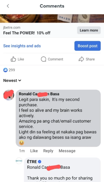 Liv3r Testimonials - Napakaganda pala sa katawan ko kasi pagkatapos ko kumain lalo ng oil food, wala ng hapdi tyan ko at nakakabawas ako araw2. Napaulit ako tuloy mag order ng liv3r.