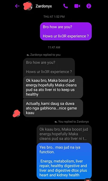 Ok kaayo, makaboost jud energy. Hopefully makacleans pud sa ato liver ni to keep us healthy.