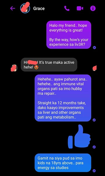 LIV3r Testimonials - Its true maka active!