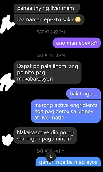 Liv3R Testimonials - Dapat po pala iinom po nito pagmakabakasyon. Nakaka active din po ng sex organ paguminom