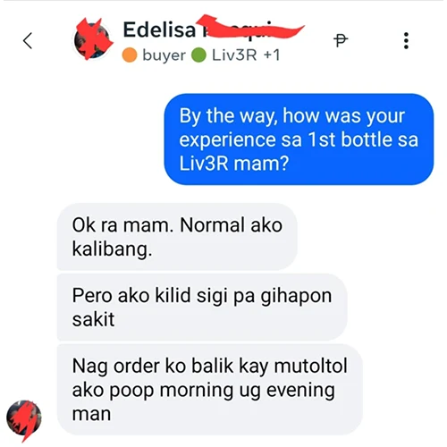 Liv3r Testimonials - Normal ako kalibang.