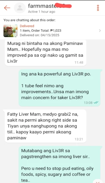 Liv3r Testimonials - Murag ni bintaha na akong paminaw. Hopefully nga mas mo improved pa sa sige nako ug gamit sa Liv3R.