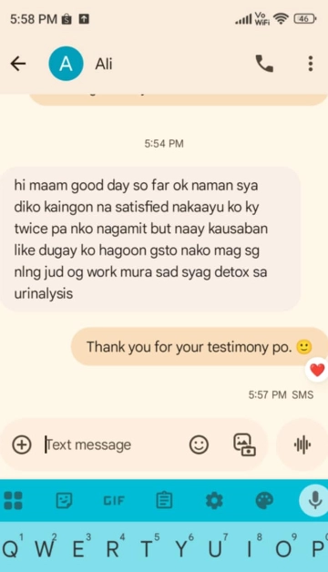 Liv3r Testimonials -So far ok naman siya diko kaingon na satisfied nakaayu ko kay twice pa nako nagamit but naay kausaban like dugay ko hagoon gsto nako mag sg nalang jud og work mura sad syag detox sa urinalysis