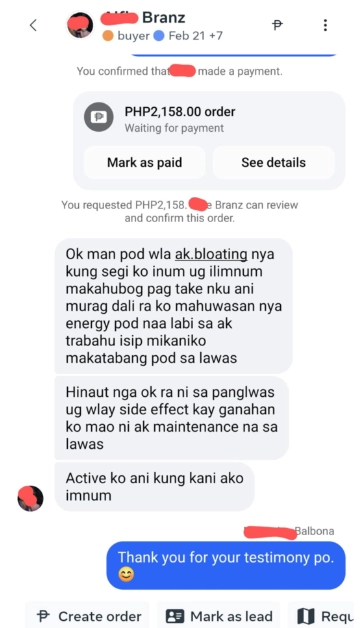 Liv3r Testimonials - Ok man pod wala ako bloating nya kung sige ko inum ug ilimnum makahubog pag take naku ani murag dali ra ko mahuwasan nya energy pod naa labi sa ako trabahu isip mikaniko makatabang pod sa lawas. Hinaut nga ok ra ni sa panglawas ug walay side effect kay ganahan ko mao ni ako maintenance na sa lawas. Active ko ani kung kani ako imnum