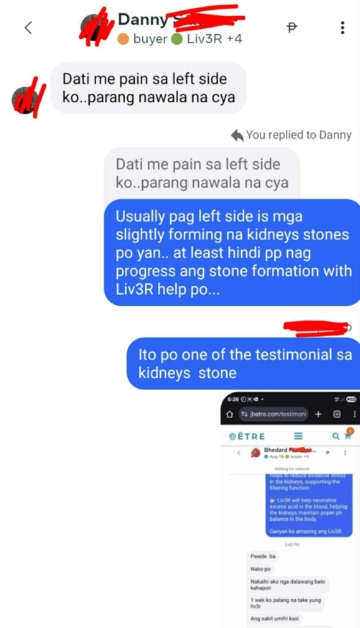 Liv3r Testimonials - Dati may pain sa left side ko.. parang nawala na sya.