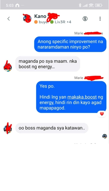 Liv3r Testimonials -Maganda sya at nakakaboost ng energy. Maganda siya sa katawan