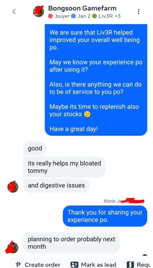 Liv3r Testimonials - It really helps my bloated tummy and digestive issues.
Planning to order probably next month.